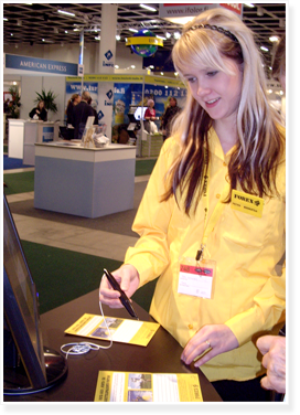 Simplifying Customer Contact Information Collection at Exhibitions